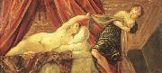 Jacopo Robusti Tintoretto Joseph and Potiphar's Wife oil on canvas